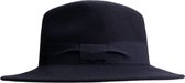 MGO Foxy Felthat Marine - Vilt hoed - 100% wol - Blauw - Maat L