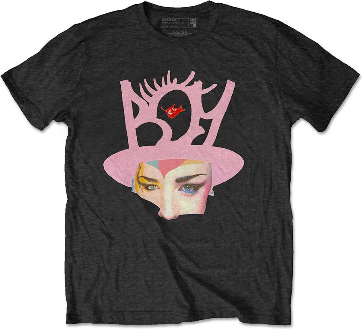 Boy George & Culture Club - Collage Heren Tshirt - 2XL - Zwart