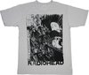 Radiohead - Scribble Heren T-shirt - M - Grijs