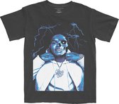 NoCap Heren Tshirt -2XL- Half Skele Zwart