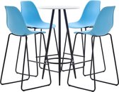 Decoways - 5-delige Barset kunststof blauw