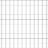 Decoways - Dubbelstaafmatten 2,008x2,03 m 22 m (totale lengte) zilverkleur