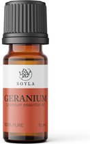 Biologische Geranium olie - 10 ml - Egypte - Pelargonium Graveolens - Etherische olie - Gecertificeerd BIO