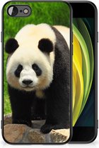 Smartphone Hoesje iPhone 7/8/SE 2020/2022 Bumper Hoesje met Zwarte rand Panda