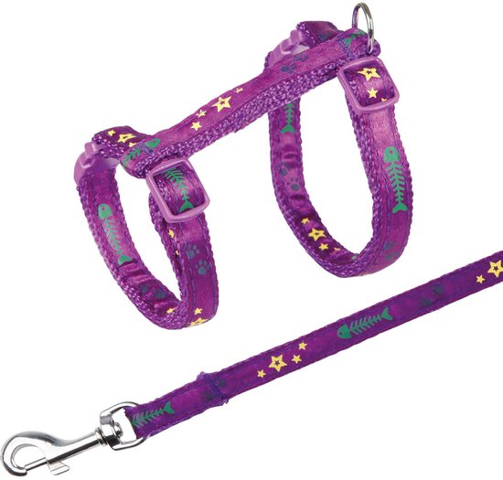Trixie Vissengraat tuig met riem