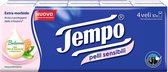 Tempo Plus - Zakdoekjes - Soft & Sensitive - balsem met Amandelolie & Aloë Vera - 30 x 10 pakjes - Voordeelverpakking
