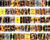 Cadeautip!Speelkaarten bier - Hoge kwaliteit - Zelf geproduceerd - kaartspel set bier - Luxe Speelkaarten - 54 kaarten - 28 afbeeldingen van verschillende biertjes - Huurdies - 70cm X 110cm - schoencadeautjes sinterklaas