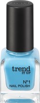 trend IT UP Nagellak N°1 Nail Polish Blauw 163, 6 ml