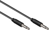 Goobay 3,5mm Jack mono audio kabel - zwart - 1,2 meter