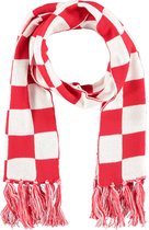 Apollo - Brabantse sjaal - Carnavals sjaal -rood/wit - one size - Sjaal brabant - Gekleurde sjaal