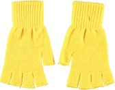 Vingerloze handschoenen | Handschoenen carnaval | handschoenen carnaval fluor geel | one size | Vingerloze handschoenen dames | Vingerloze handschoenen heren | fingerless gloves |
