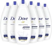 Dove deeply nourishing  - 250 ml - shower gel - 6 st - voordeelverpakking