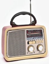 Retro Design Radio- Bluetooth speaker- USB SD-TF ingang- Vintage