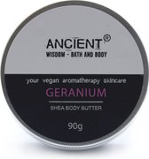 Vegan Aromatherapie Shea Butter Geranium - Body Butter - 90 gram - Plantaardige Lichaamsboter