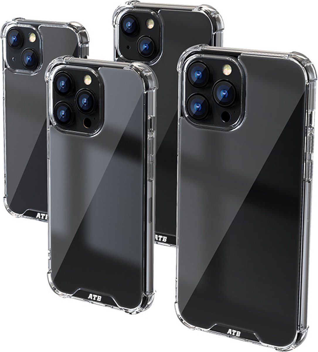 Atouchbo Coque iPhone 13 Pro Max Transparente - Anti-Choc - Standard -  Couche de protection supplémentaire - TPU - Incassable