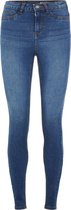 Noisy may Jeans Nmcallie Hw Skinny Jeans Vi021mb Noos 27007979 Medium Blue Denim Dames Maat - W27 X L34