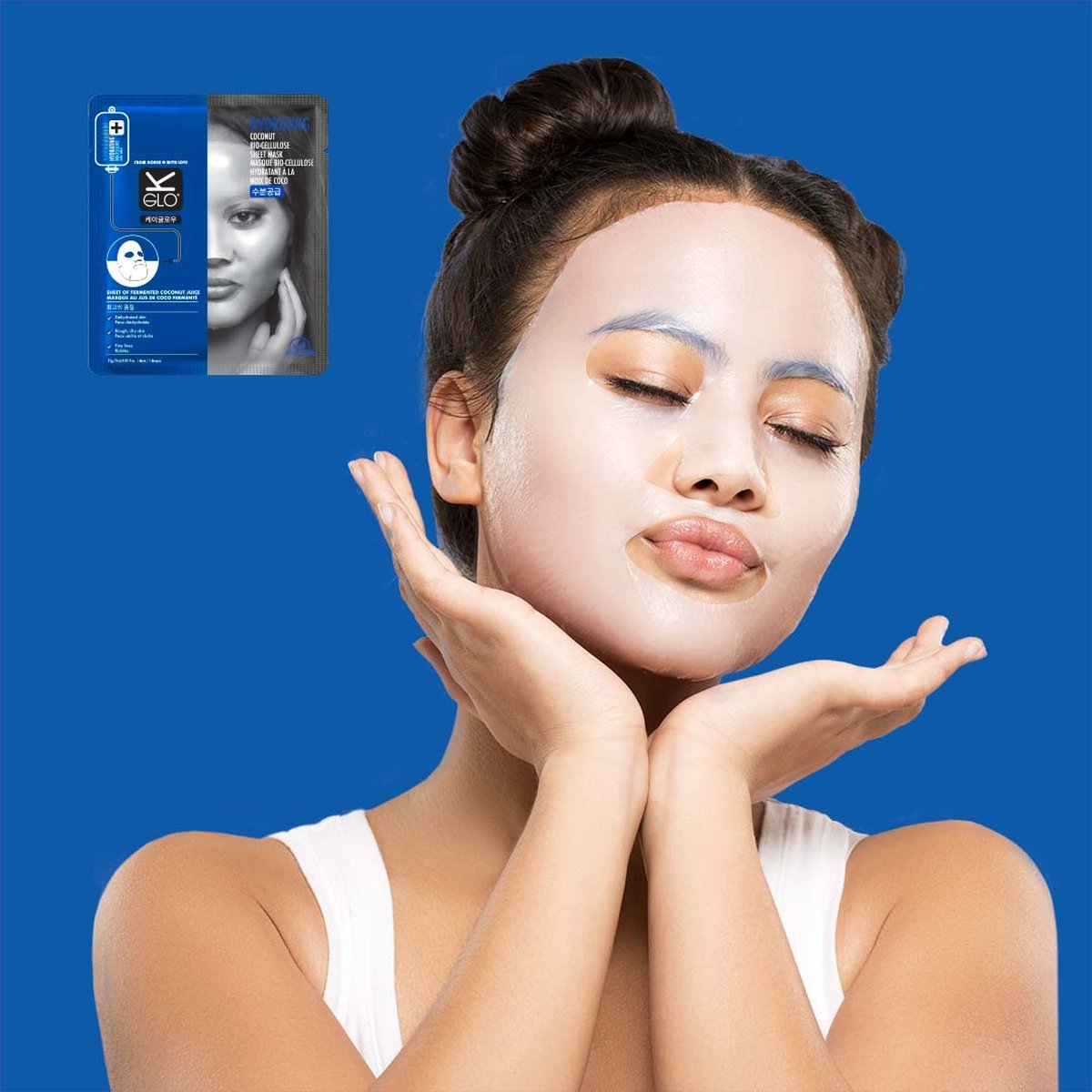 K-GLO Sheet Face Mask hydraterend gezichtsmasker - droge huid - moisturizing - Korean skincare rituals