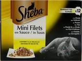 Sheba - Mini Filets Sélection Volaille en Sauce - 12x85g