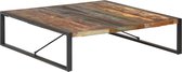 Decoways - Salontafel 140x140x40 cm massief gerecycled hout