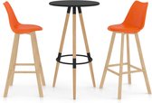 Decoways - 3-delige Barset oranje