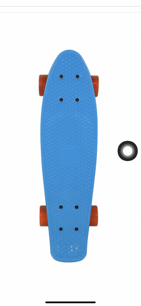 Sajan Skateboard - LED Wielen - 22.5 inch - Blauw-Roze - Penny Board - Diverse Kleuren - Sajan