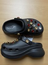 Crocs Classic Bae Multi Gem Clog Zwart Roomy Fit Maat 37/38