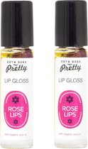 Zoya Goes Pretty - Lip Gloss Rose Lips - 2 pak
