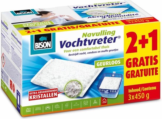 Wessper Luchtontvochtiger , vochtstopper met navulzak , granulaat