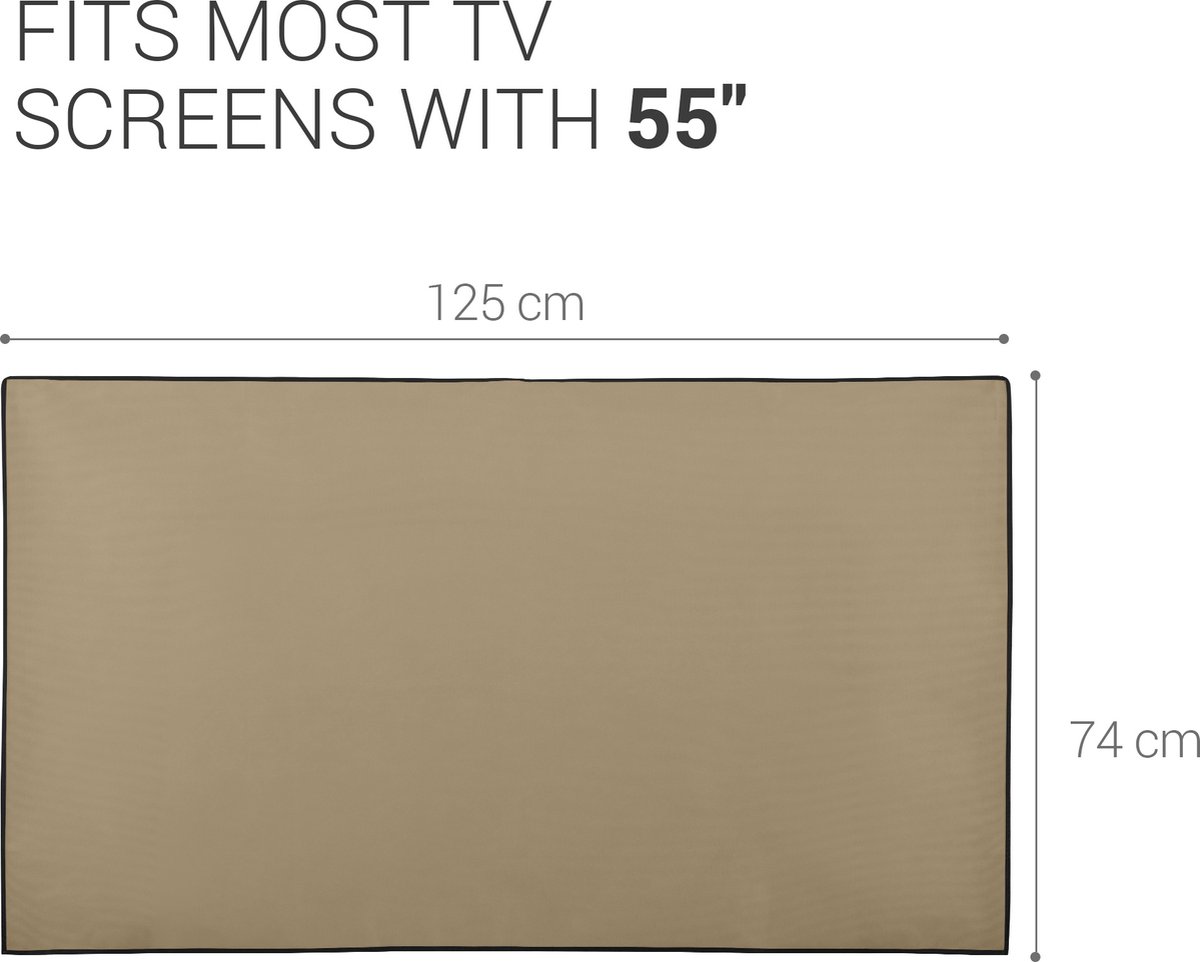 Meuble TV Vintage BW22342-Housse De Protection Pour écran TV. Pour Patio De Jardin. 30 à Support Ecran PC