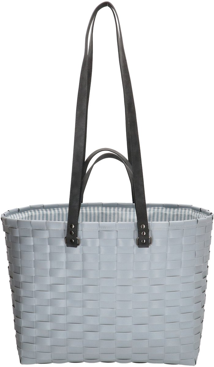 PE-Florence Recycle Life Strandtas - Lichtgrijs
