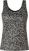 ES&SY - T-shirt - Black/Multi-Colour - maat 46