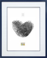 Deknudt Frames fotolijst S43AM6 P1 - blauw - passe-partout - 24x30 cm