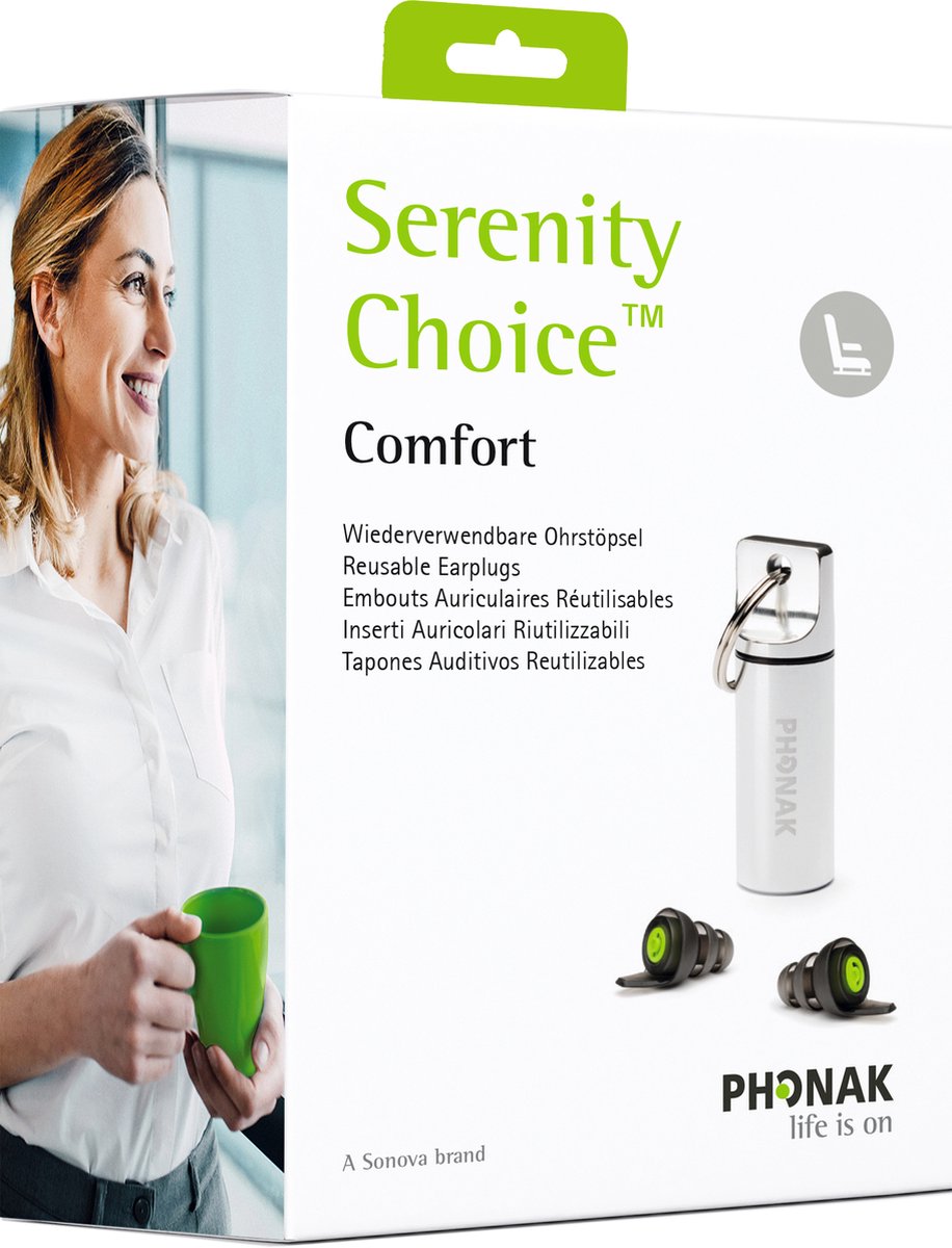 Goedkoopste Phonak Serenity Choice Comfort | Gehoorbescherming | oordopjes | SNR 9 dB