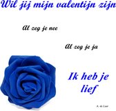 Spreuktegel Valentijn | liefde | Valentijn |  Ja/Nee