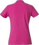 Clique Basic Polo Ladies helder kersen xs