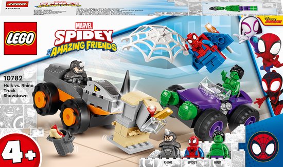 LEGO Marvel Spider-Man Hulk vs. Rhino truck duel - 10782
