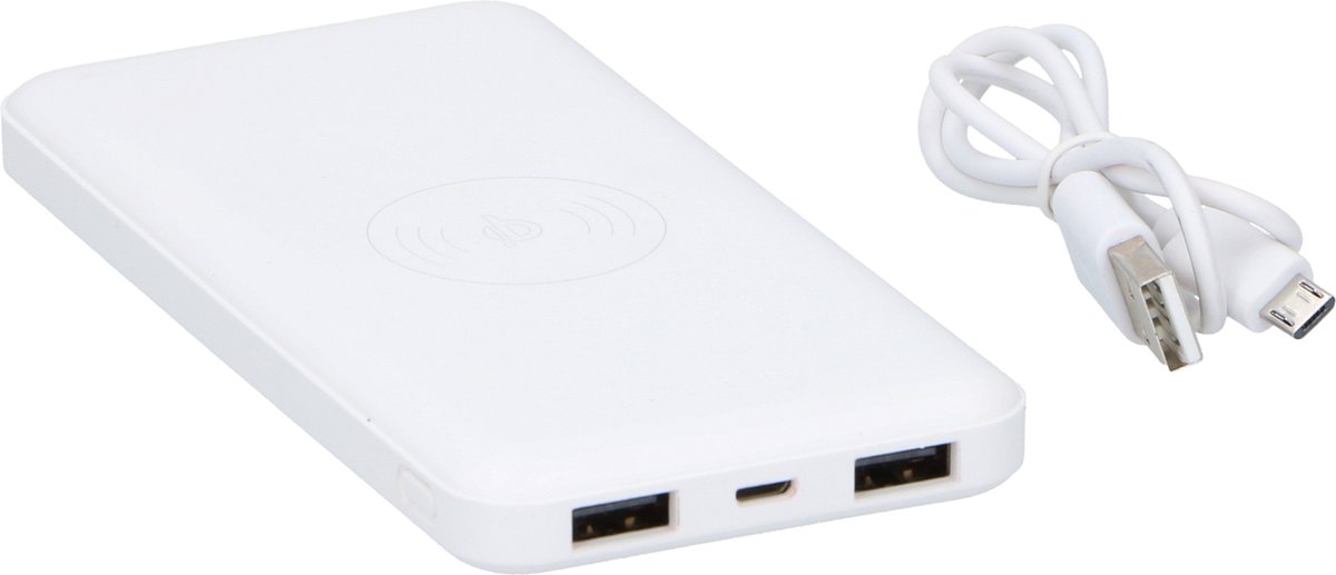 Grundig - Draadloze oplader en 8000 mAh powerbank 2-in-1
