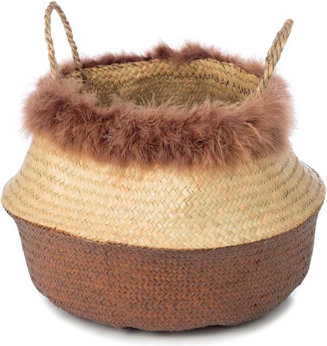 KidsDepot Fera Opbergmand Natural / Brown L