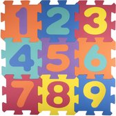 Bol.com Let's Play Puzzelmat - 9 Stukken - Met Gekleurde Cijfers - 96 x 96 cm - Foam aanbieding