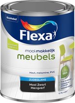 Flexa Mooi Makkelijk Verf - Meubels - Mengkleur - Mooi Zwart - Mooi Makkelijk - 750 ml