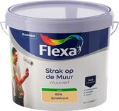 Flexa Strak op de Muur Muurverf - Mat - Mengkleur - 85% Zandstrand - 10 liter