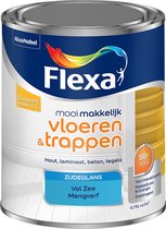 Flexa Mooi Makkelijk Verf - Vloeren en Trappen - Mengkleur - Vol Zee - 750 ml