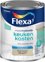 Flexa Mooi Makkelijk - Lak - Keukenkasten - Mengkleur - Fine Cream - 750 ml