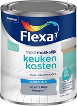 Flexa Mooi Makkelijk Verf - Keukenkasten - Mengkleur - Blissful Blue - 750 ml