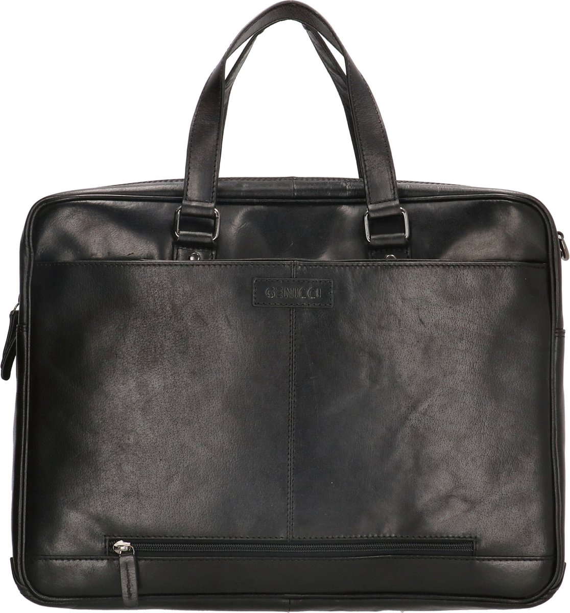 Genicci Amsterdam Messenger bag 15,6 inch (38 cm) Zwart