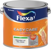 Flexa Easycare Muurverf - Mat - Mengkleur - Gebroken wit / RAL 9010 - 2,5 liter