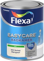 Flexa Easycare Muurverf - Badkamer - Mat - Mengkleur - Wit Sorbet - 1 liter