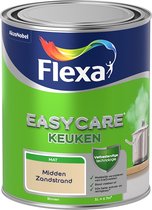 Flexa Easycare Muurverf - Keuken - Mat - Mengkleur - Midden Zandstrand - 1 liter