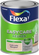 Flexa Easycare Muurverf - Keuken - Mat - Mengkleur - Cafe Latte - 1 liter