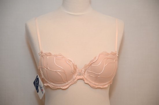 Selmark Lingerie Amanay BH - voorgevormd - A-E cup - zalm roze - maat B 70